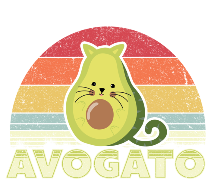 Avogato Retro Cat Avocado Cinco De Mayo Gift Insulated Varsity Jacket