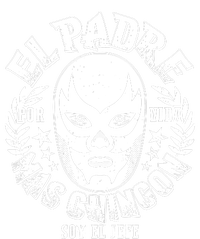 El Padre Mas Chingon Por Vida Soy El Jefe Luchador Mask Wrestler Sustainable Knit Beanie