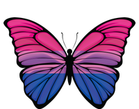 Bisexual Butterfly Hypolimnas Bi Pride Flag Toddler T-Shirt