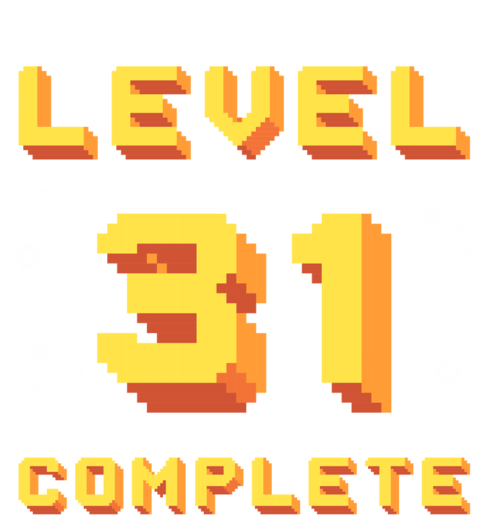 Born In 1990 Level 31 Complete 31th Birthday Retro Gaming Gift T-Shirt