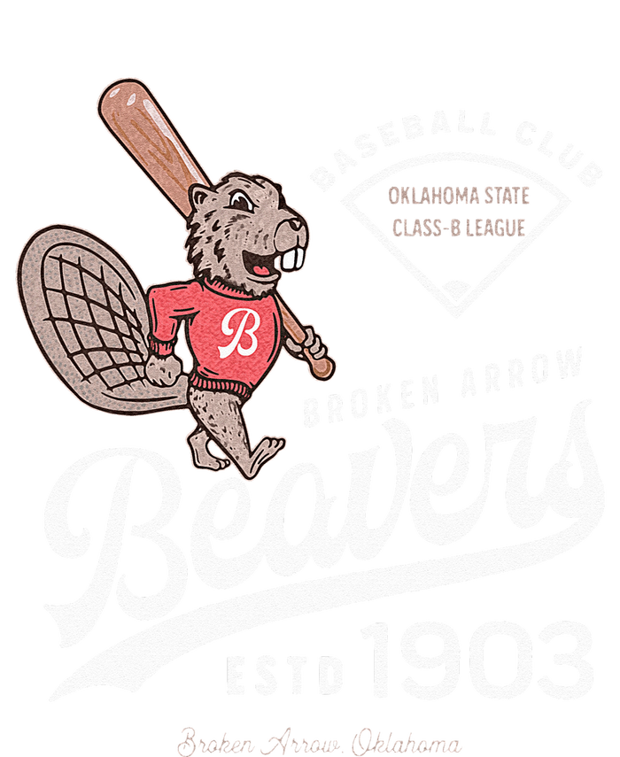 Broken Arrow Beavers Retro Minor League Baseball Team Premium T-Shirt