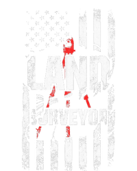 Land Surveying Flag Funny Surveyor Gifts V-Neck T-Shirt