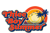 Thicc Boy Summer! Funny Fit2Serve 90s Style Beach Graphic T-Shirt