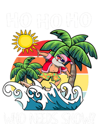 Christmas In July Funny Santa Surfing Summer Beach Vacation Cooling Performance Long Sleeve Crew