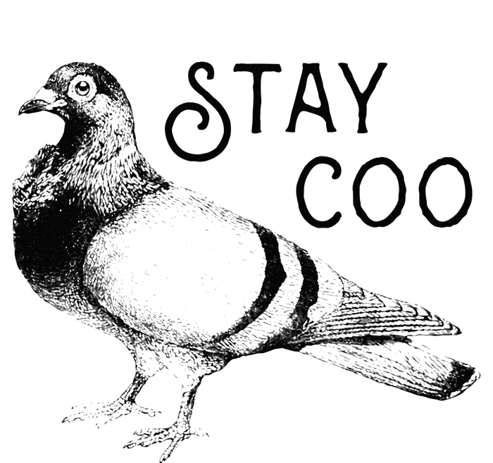 Stay Coo Bird Birding Funny Cool Pigeons PosiCharge Competitor Tank