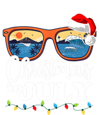 Christmas In July Funny Santa Summer Beach Vacation Sunglasses Toddler Fine Jersey T-Shirt