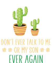 Dont Talk To Me Or My Son Ever Again Plant Dad Mom Son Gift Tie Dye Hoodie