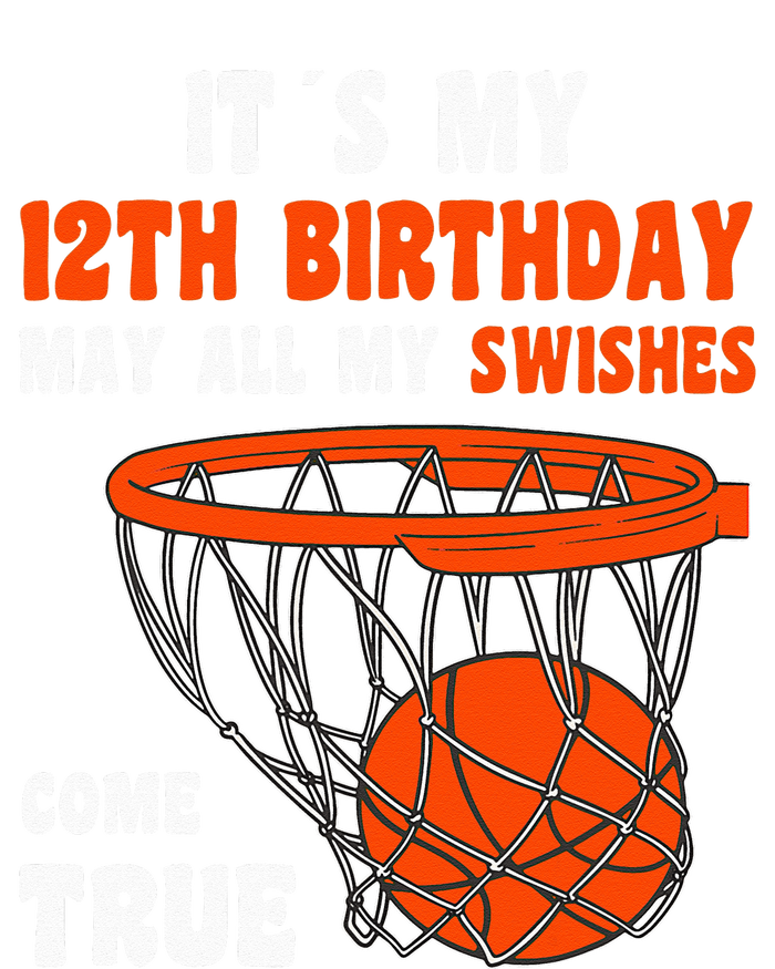 12 Year Old Happy 12th Birthday Basketball 12th Birthday Poster