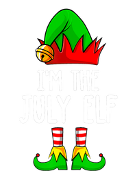 Im The July Elf Funny Holiday Christmas Men Women Kids Insulated Varsity Jacket