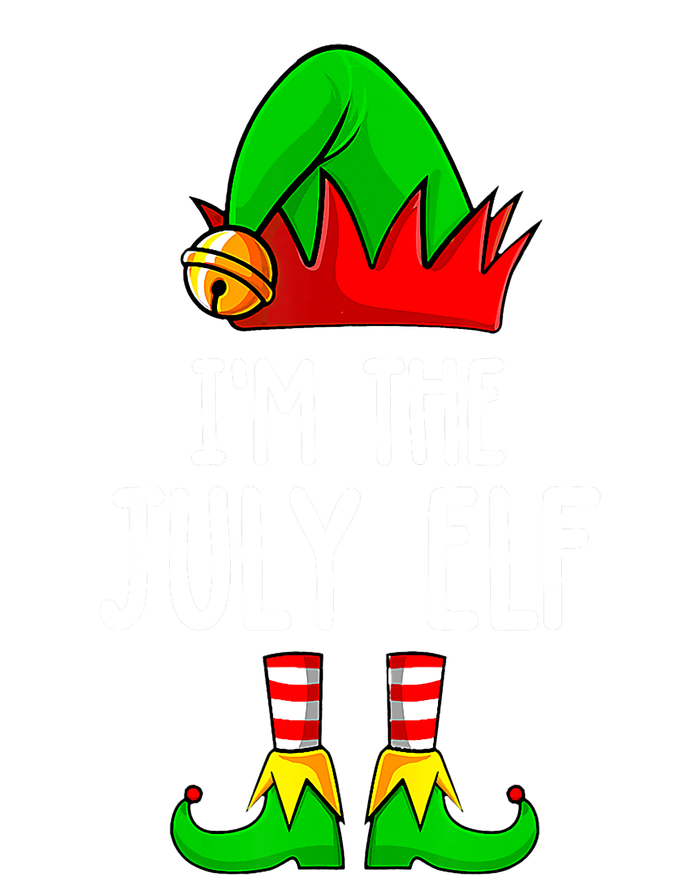 Im The July Elf Funny Holiday Christmas Men Women Kids Insulated Varsity Jacket