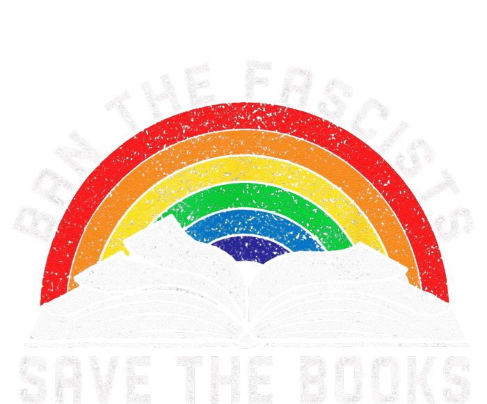 Ban The Fascists Save The Books Funny Book Lovers Dry Zone Grid Polo