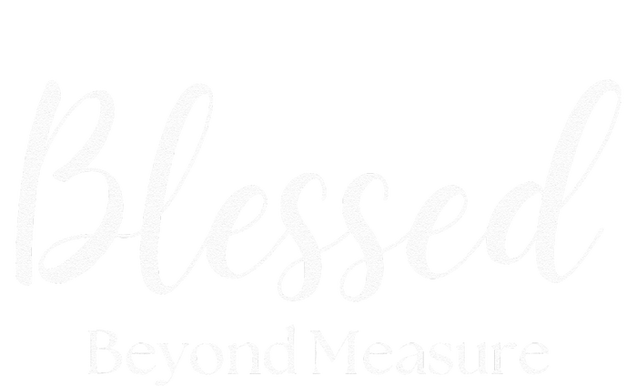 Blessed Beyond Measure Inspirational Christian Flexfit Unipanel Trucker Cap