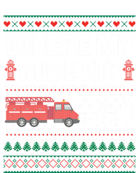 Where My Hose At Firefighter Ugly Christmas Sweater Gift T-Shirt