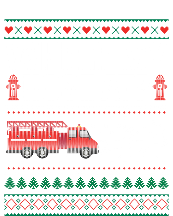 Where My Hose At Firefighter Ugly Christmas Sweater Gift T-Shirt