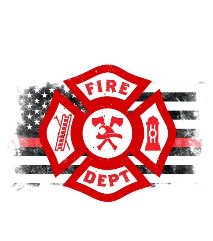 Where My Hose At Firefighter Thin Red Line Flag Fire Gift T-Shirt