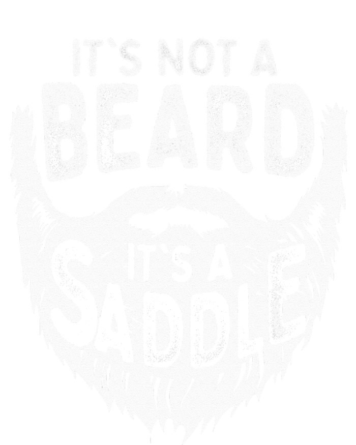 Its Not A Beard Its A Saddle Funny Bearded Moustache Men Kids Hoodie