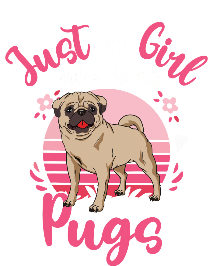 Kids Pug Just A Girl Who Loves Pugs T-Shirt