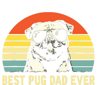 Vintage Best Pug Dad Ever Pug Lover Fathers Day Hoodie