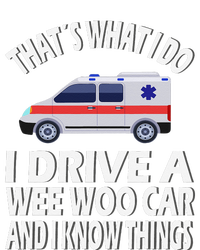 Wee Woo Car Funny Paramedic Flat Bill Trucker Hat