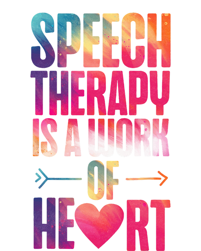 Speech Therapist Therapy Assistant SLP Watercolor Speech Metallic Star Ornament