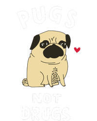 Pugs Not Drugs Funny Present For Dog Lover Tee Pets T-Shirt