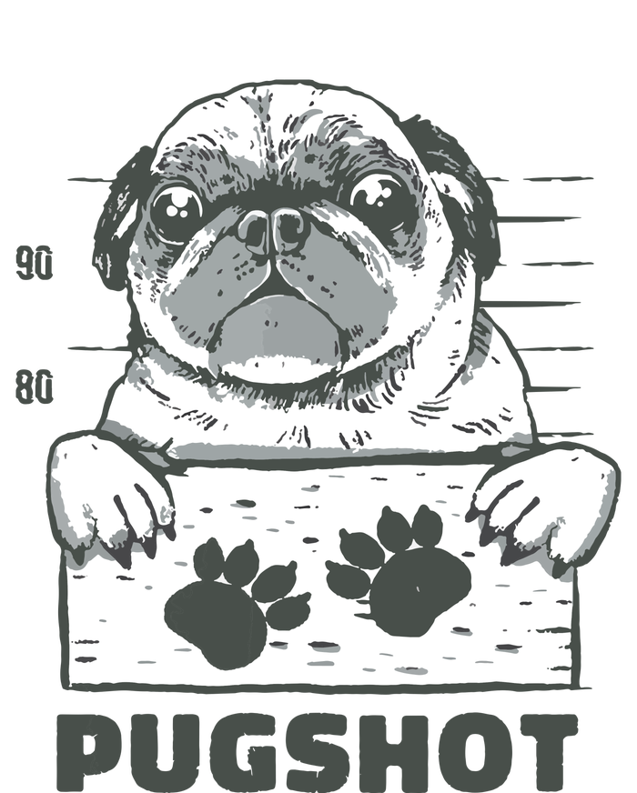 Pugshot Pug Cooling Performance Crew T-Shirt