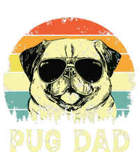 Vintage Pug Dad Dog Lovers Fathers Day Tee T-Shirt