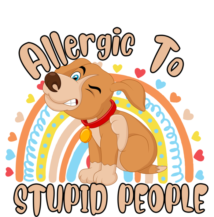 Allergic To Stupid People Funny Sayings Graphic Cute Gift T-Shirt