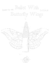 Bullet Butterfly Wings Pumpkins Alternative 90s Rock Music Tie-Dye Long Sleeve Shirt