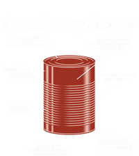 Cranberry Sauce Nutrition Gift T-Shirt