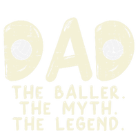 Dad Baller Myth Legend Volleyball Player Daddy Papa Gift T-Shirt