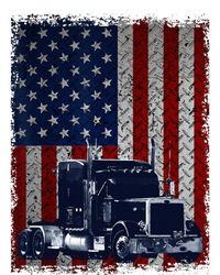 Truck Driver American Flag Trucker Gift T-Shirt