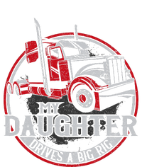 Trucker Truck Driver Father Mother Daughter Vintage My Tall Hoodie