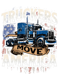 Truckers Move America Semi Truck Driver Trucking Big Rig Zip Tote Bag