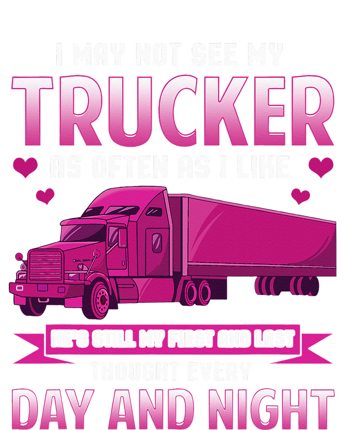 Trucker Wife Funny Trucker Girlfriend Trucking Wo Sweatshirt