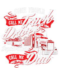 Truck Driver Dad Trucker Trucking Semi Truck Driver Womens Cotton Relaxed Long Sleeve T-Shirt