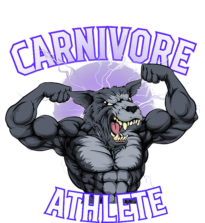 Carnivore Athlete (Werewolf Design) Ladies Long Sleeve Shirt