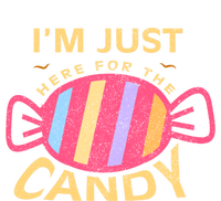 Food Humor Halloween Gift Im Just Here For The Candy Food Gift Poster