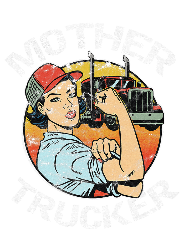 Mother Trucker Female CDL Semi Truck Driver Tank Top