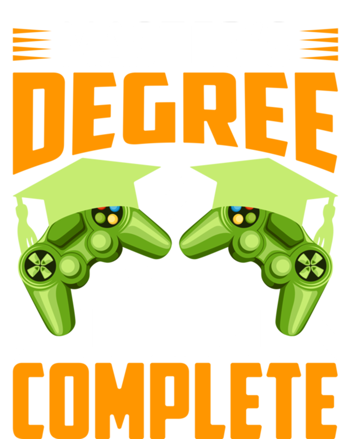 Funny Master’s Degree Level Complete Gamer Video Games Funny Gift Insulated Varsity Jacket