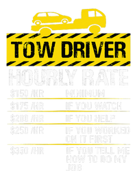 Tow Truck Driver Tow Driver Trucker Hourly Rate Tow Trucker Striped Beanie with Solid Band