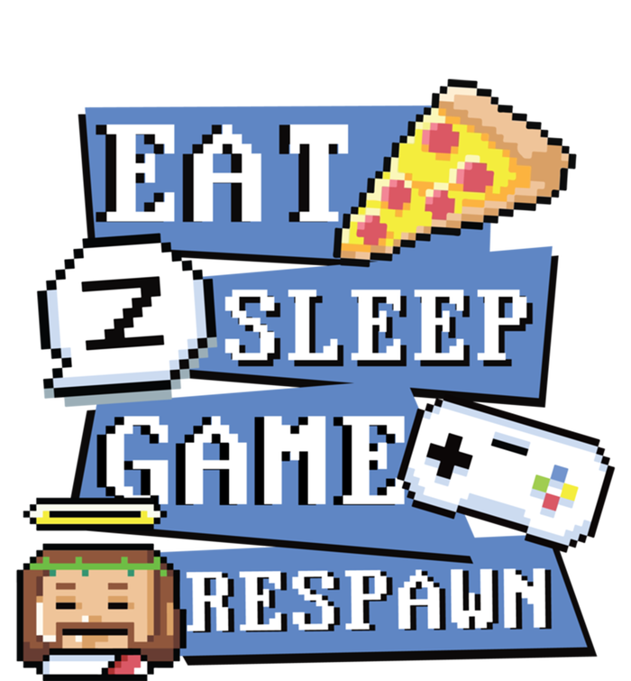 Eat Sleep Game Respawn Video Game Pixel Art For Gamer Gift Toddler Sweatshirt