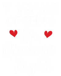 Mr Always Right 7th Wedding Anniversary Gift For Husband Cool Gift T-Shirt