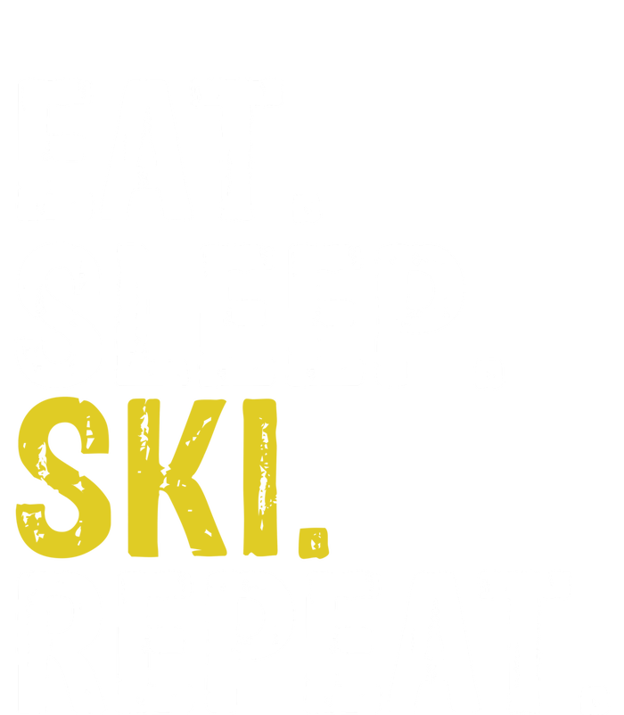 Eat Sleep Ski Repeat Gift Skiing Funny Gift Women's T-Shirt