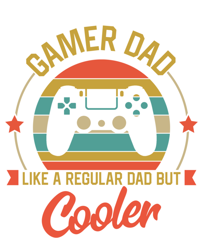 Gamer Dad Like A Regular Dad But Cooler Retro Fathers Day Gift Pom Pom 12in Knit Beanie