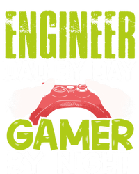 Enginer Dad By Day Gamer By Night Fathers Funny Gaming Gift T-Shirt