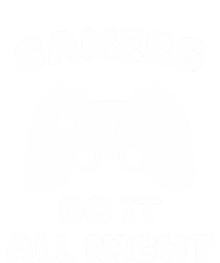 Gamers Do It All Night Funny Gaming For Gamer Video Game Funny Gift Sustainable Beanie