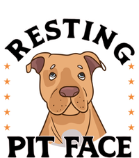 Resting Pit Face Cute Pit Bull Gift T-Shirt