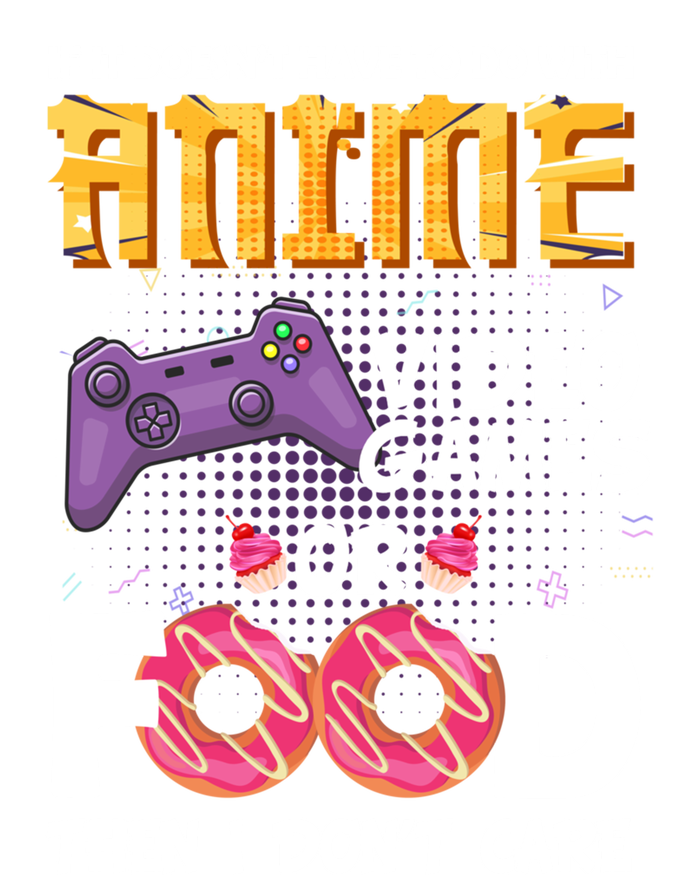 Funny Anime Merch Video Games Or Food Anime Gift Poster