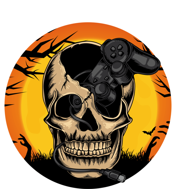 Halloween Gamer Skeleton Funny Teens Gaming Great Gift T-Shirt